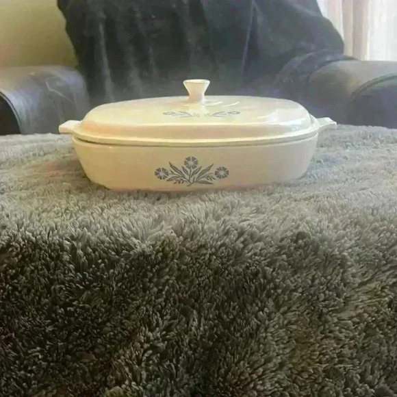 Corningware Other - Rare Vintage Corning Ware Pyroceram Blue Cornflower B-6 Casserole Dish 1…